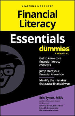 Financial Literacy Essentials for Dummies by Tyson, Eric