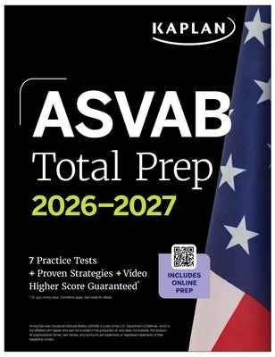 ASVAB Total Prep 2026-2027 by Kaplan Test Prep