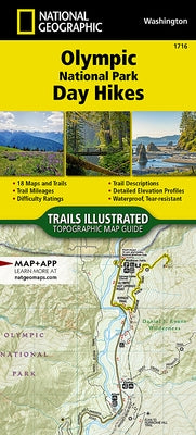 Olympic National Park Day Hikes Map by National Geographic Maps