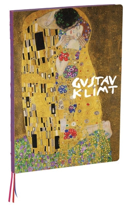 The Kiss, Gustav Klimt A4 Notebook by Teneues