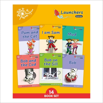 Phonic Books Dandelion Launchers Extras Stages 1-7 I Am Sam: Decodable Books for Beginner Readers Sounds of the Alphabet by Phonic Books