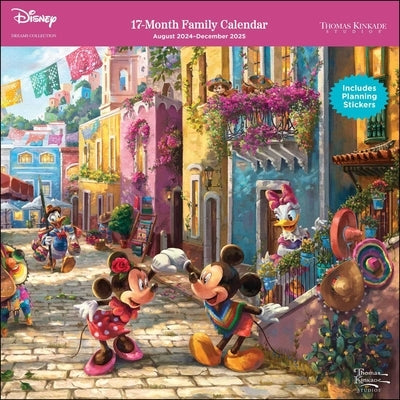 Disney Dreams Collection by Thomas Kinkade Studios: 17-Month 2024-2025 Family Wa by Thomas Kinkade Studios