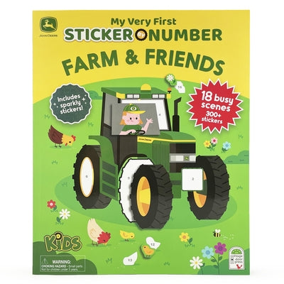 John Deere Kids Farm & Friends: My Very First Sticker by Number by Cottage Door Press