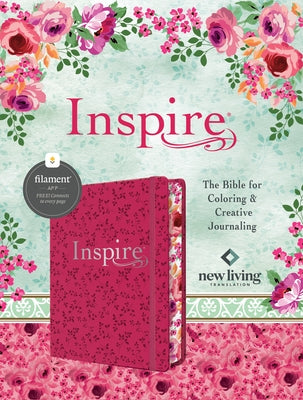 Inspire Bible Nlt, Filament Enabled (Hardcover Leatherlike, Pink Peony) by New Living Translation