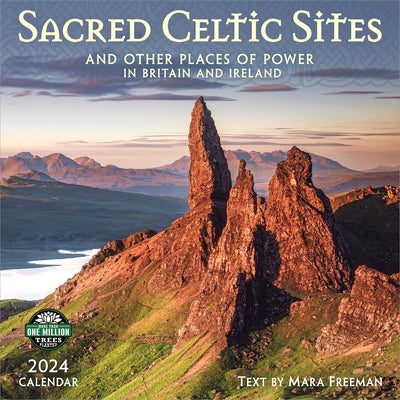 Sacred Celtic Sites 2024 Wall Calendar: And Other Places of Power in Britain and Ireland by Amber Lotus Publishing