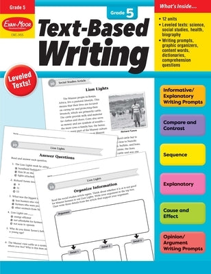 Text-Based Writing, Grade 5 Teacher Resource by Evan-Moor Educational Publishers
