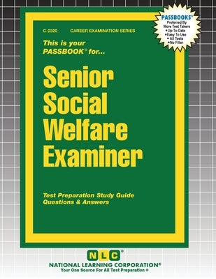 Senior Social Welfare Examiner by Passbooks