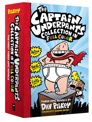 The Captain Underpants Color Collection (Captain Underpants #1-3 Boxed Set): From the Creator of Dog Man by Pilkey, Dav
