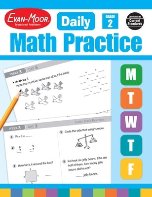 Daily Math Practice, Grade 2 Teacher Edition by Evan-Moor Educational Publishers