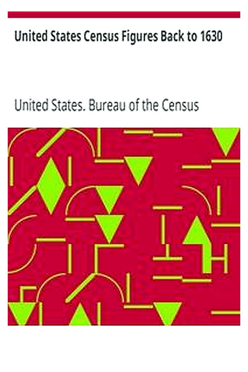 United States Census Figures Back to 1630