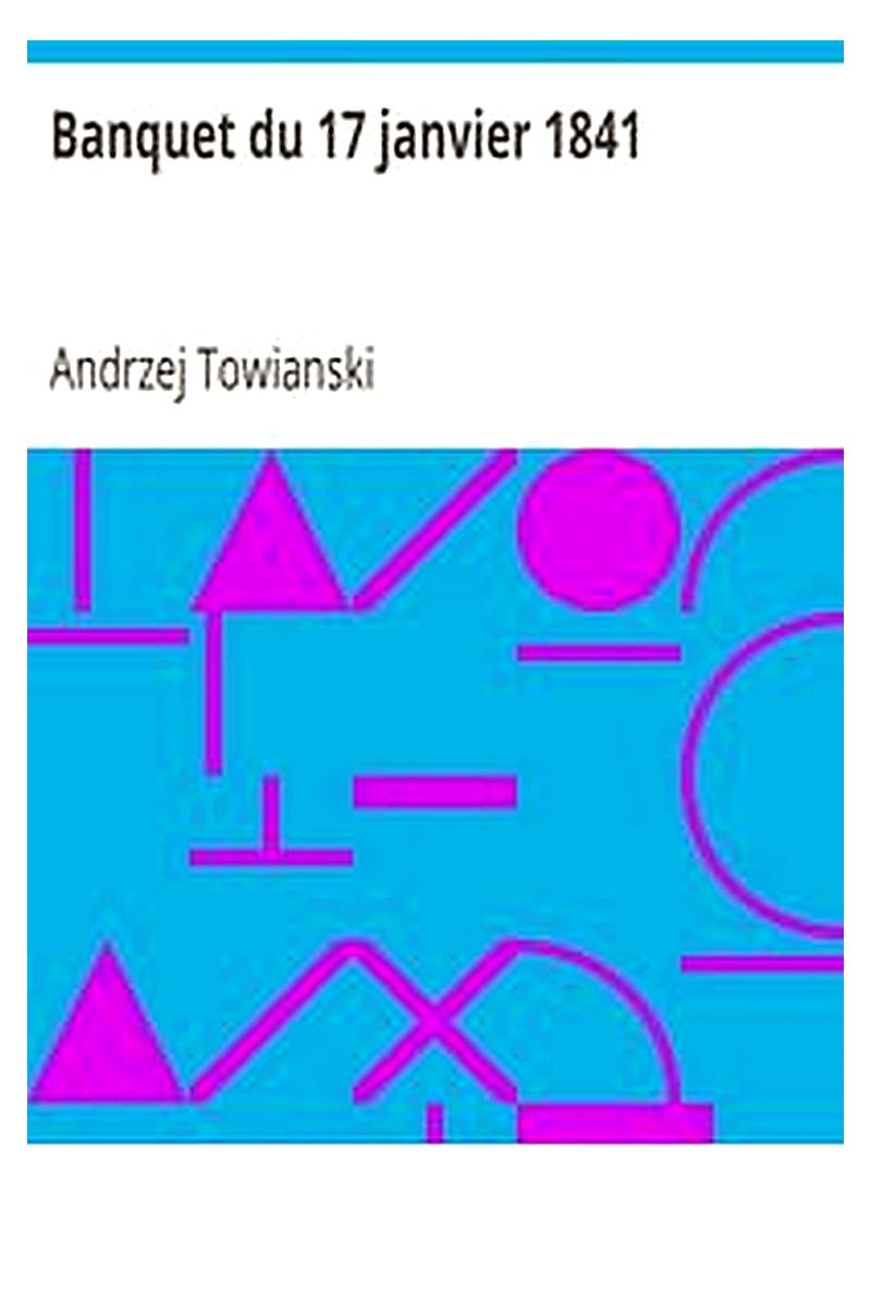 Banquet du 17 janvier 1841