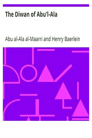 The Diwan of Abu'l-Ala