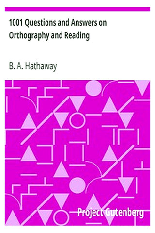 1001 Questions and Answers on Orthography and Reading