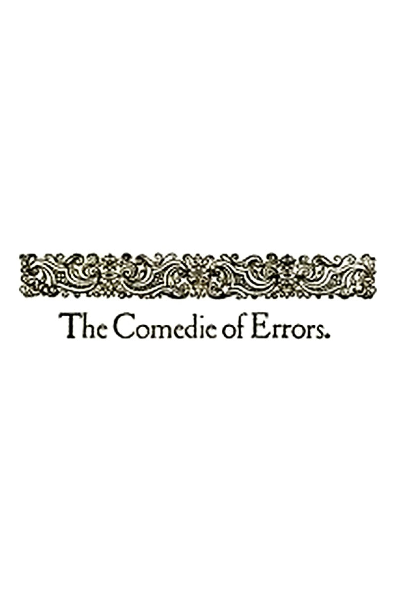 The Comedy of Errors