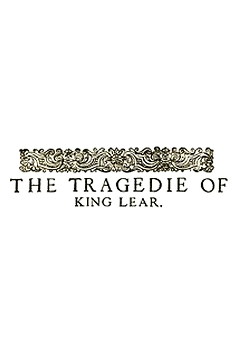 The Tragedy of King Lear