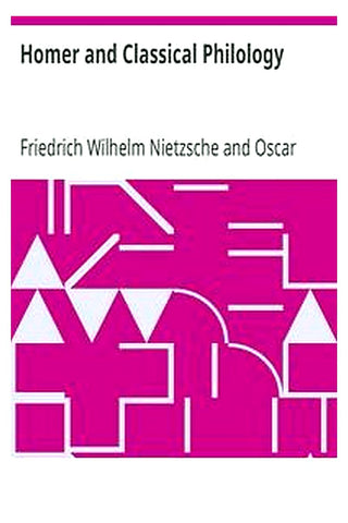 Homer and Classical Philology