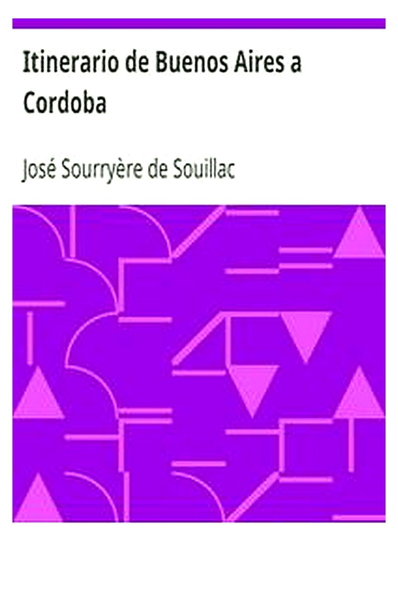 Itinerario de Buenos Aires a Cordoba