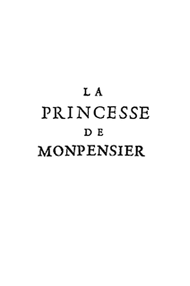 La princesse de Monpensier