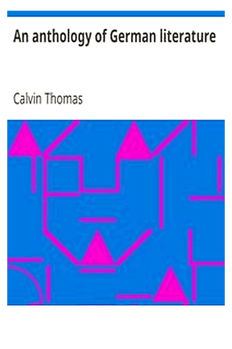 An anthology of German literature