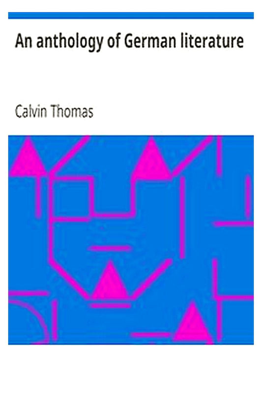 An anthology of German literature