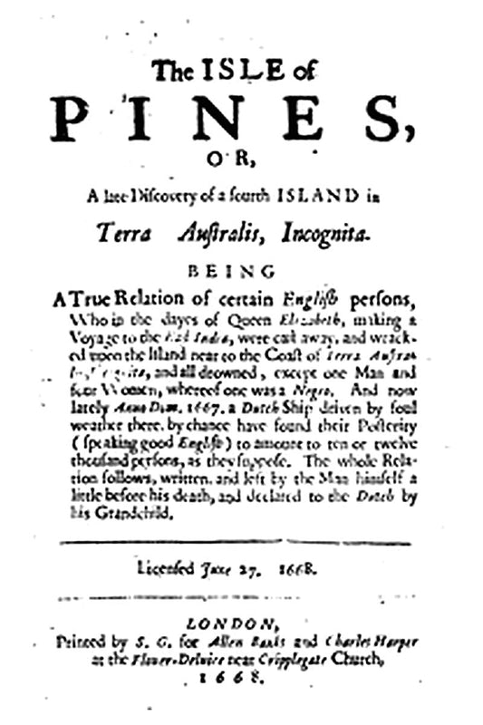 The Isle Of Pines (1668)