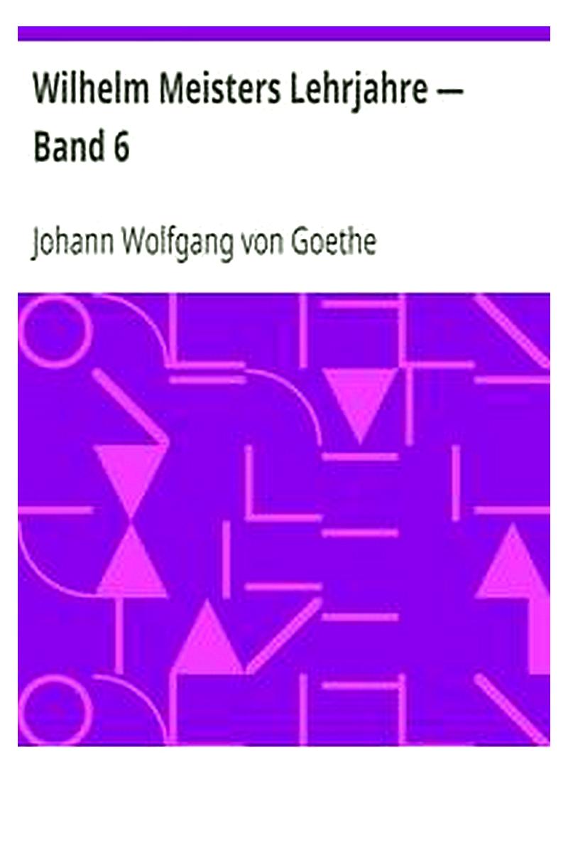 Wilhelm Meisters Lehrjahre — Band 6