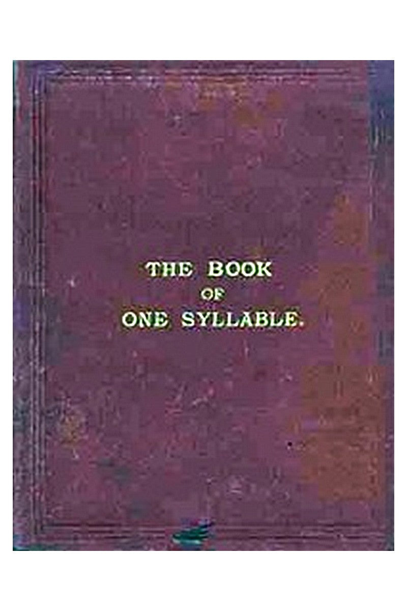 The Book of One Syllable