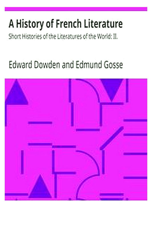 A History of French Literature