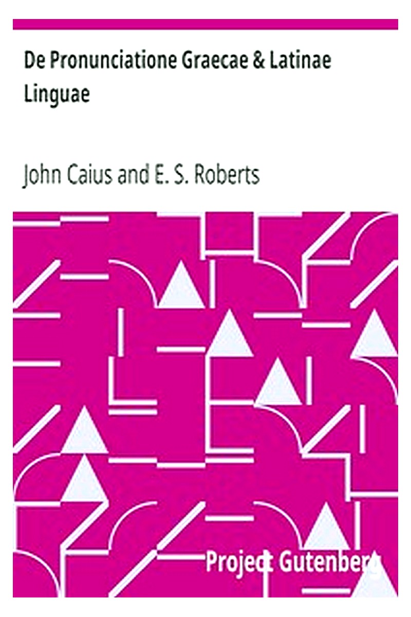 De Pronuntiatione Graecae et Latinae Linguae