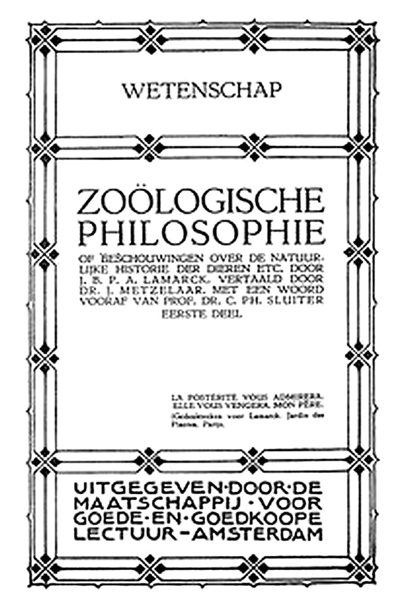 Zoölogische Philosophie