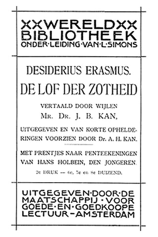 De Lof der Zotheid