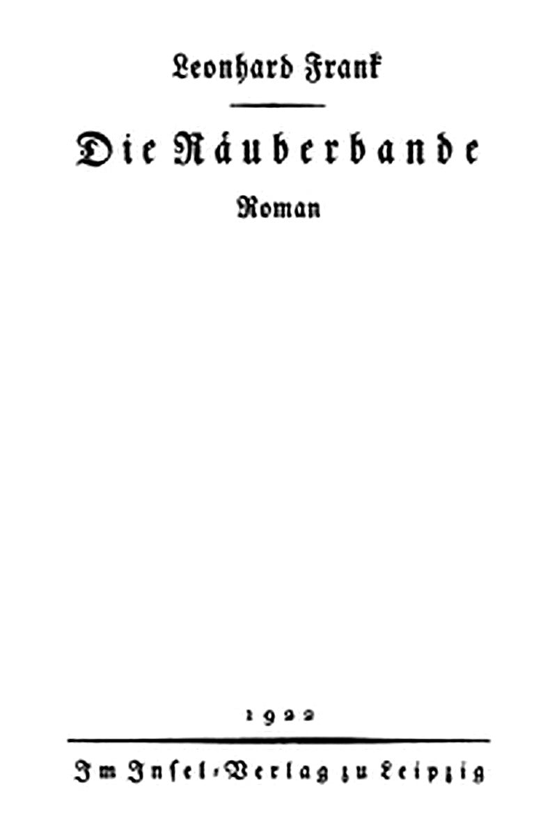 Die Räuberbande