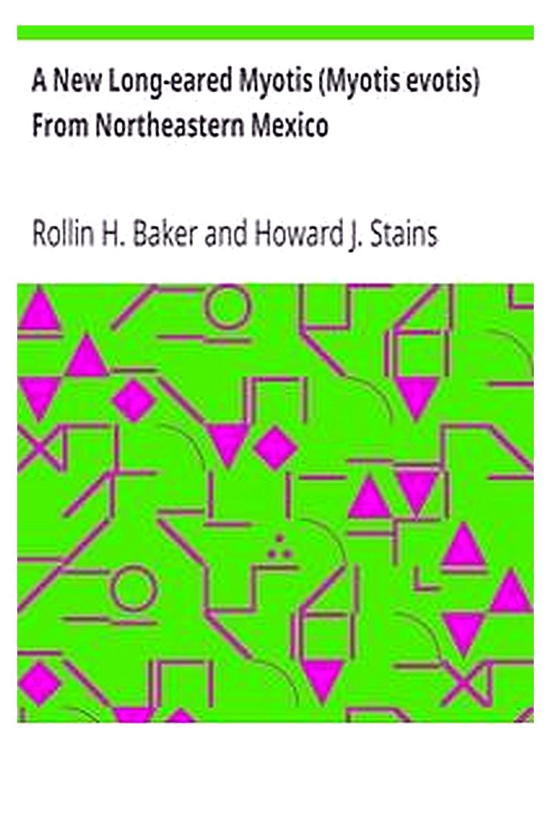 A New Long-eared Myotis (Myotis evotis) From Northeastern Mexico