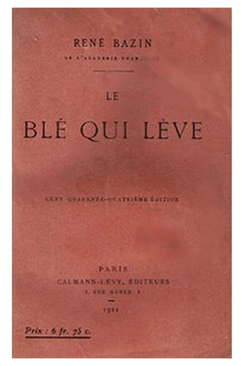 Le Blé qui lève