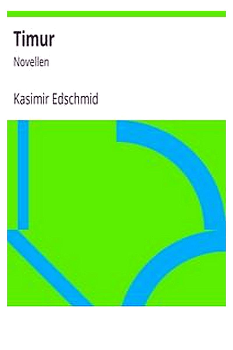 Timur: Novellen