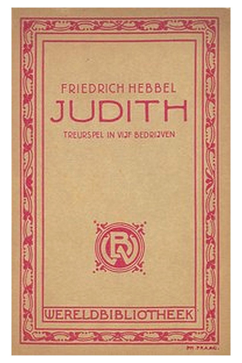 Judith: treurspel in vijf bedrijven