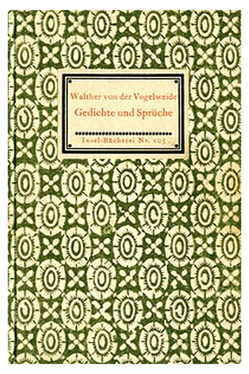 Gedichte und Sprüche in Auswahl