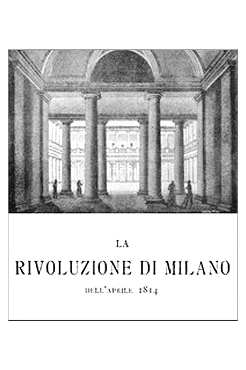 La rivoluzione di Milano dell'Aprile 1814