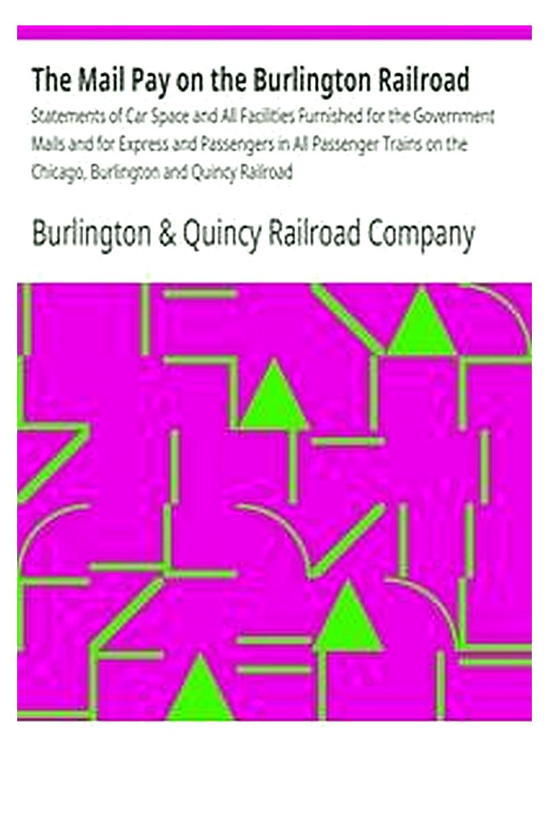 The Mail Pay on the Burlington Railroad
