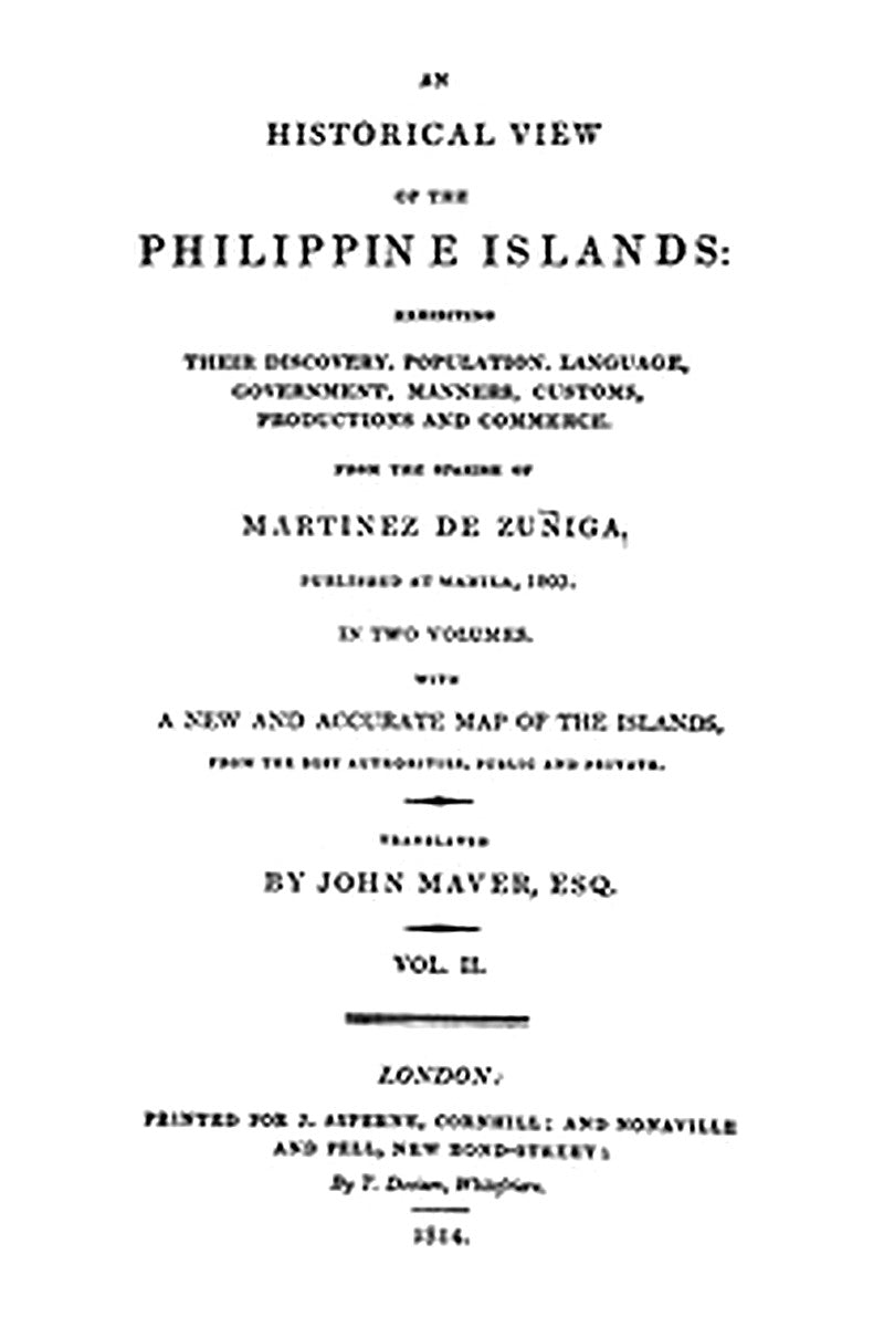 An Historical View of the Philippine Islands, Vol 2 (of 2)
