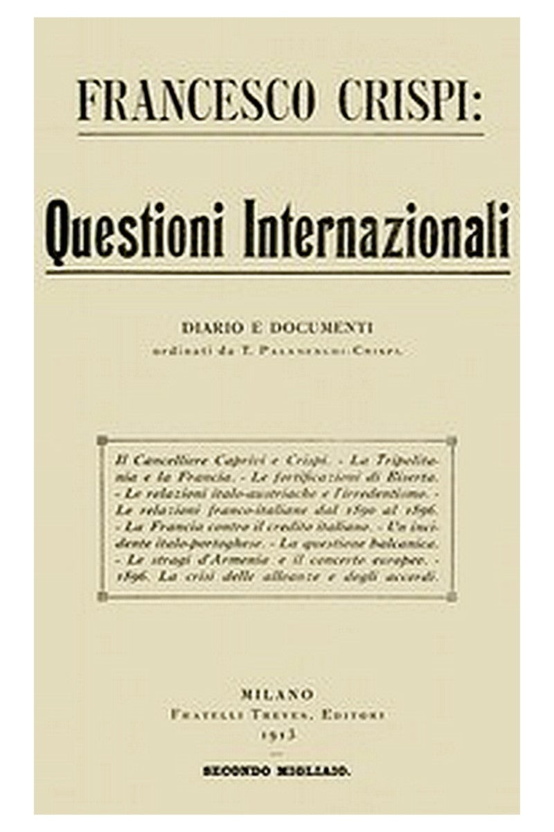 Questioni internazionali