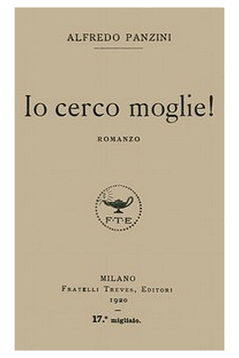 Io cerco moglie! Romanzo