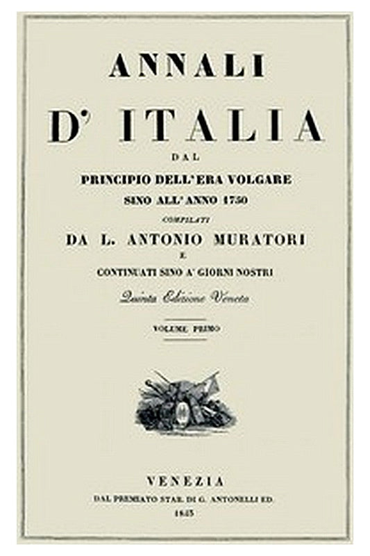 Annali d'Italia, vol. 1