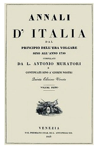 Annali d'Italia, vol. 1