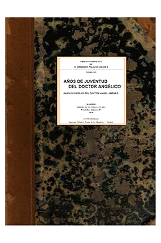 Años de juventud del doctor Angélico