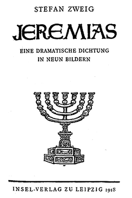 Jeremias: Eine dramatische Dichtung in neun Bildern