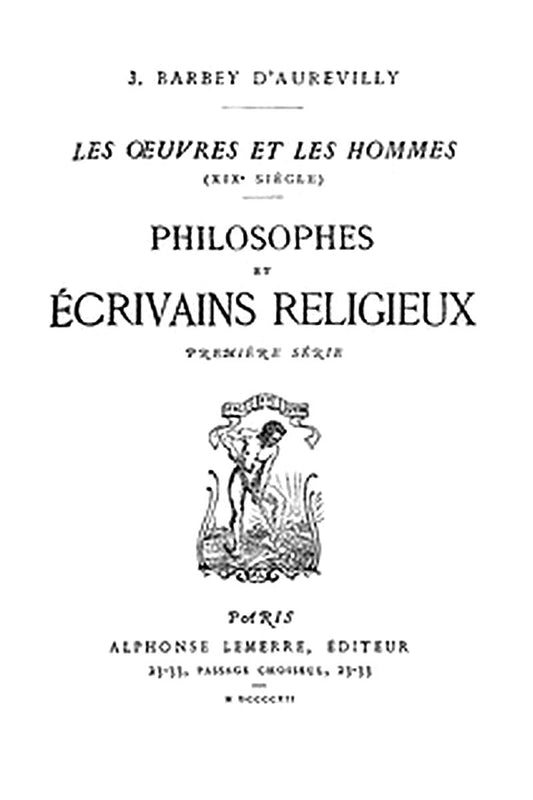 Philosophes et Écrivains Religieux