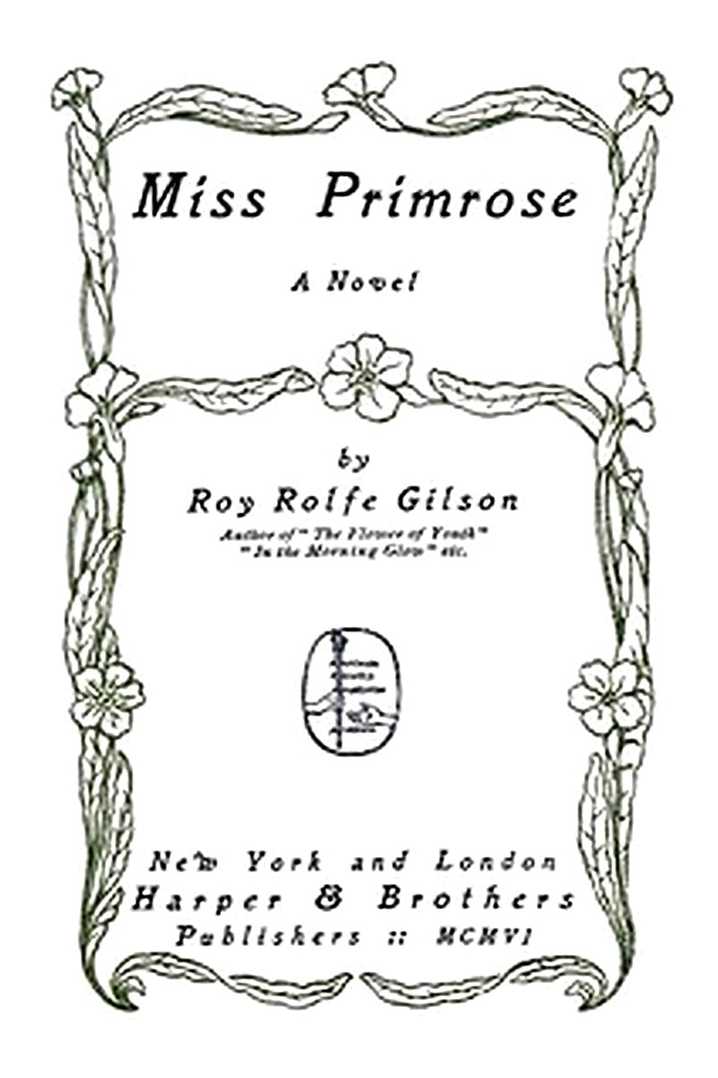 Miss Primrose: A Novel