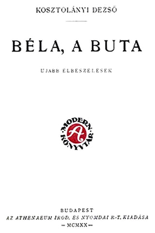 Béla, a buta