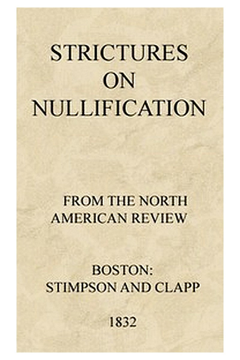 Strictures on Nullification